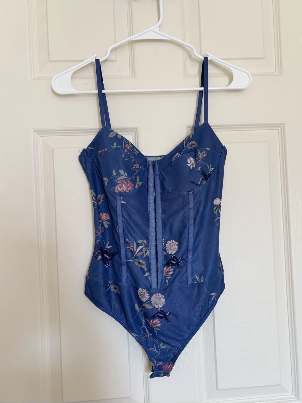 Free People x Intimately FP Women’s Printed Night Rhythm Bodysuit - Picture 3 of 9